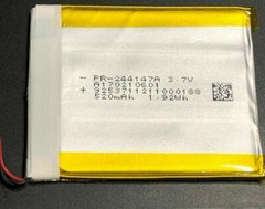 3.7v 520mAh 1.92Wh LI POLY BATTERY