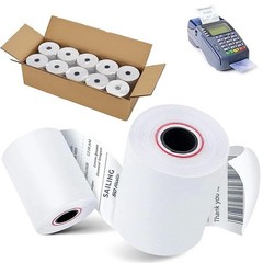 10 Rolls 3-1/8&Prime; x 230&prime; Thermal Paper Roll Cash Register POS Receipt Paper 230FT
