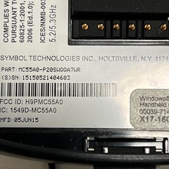Motorola MC55A0 MC55A0-P20SWQQA7WR Mobile Barcode Scanner Computer