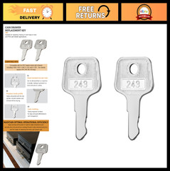 Replacement Keys for APG Cash Drawer VPK-8K-243 – Secure Locking Solution