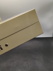 VTG MMF Industries Wheeling IL Heavy Duty Metal Cash Box Sand Combo Lock READ
