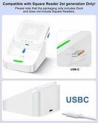 2nd-Gen Square Card Reader Stand for Square Reader Dock 2nd Generation & POS Sys