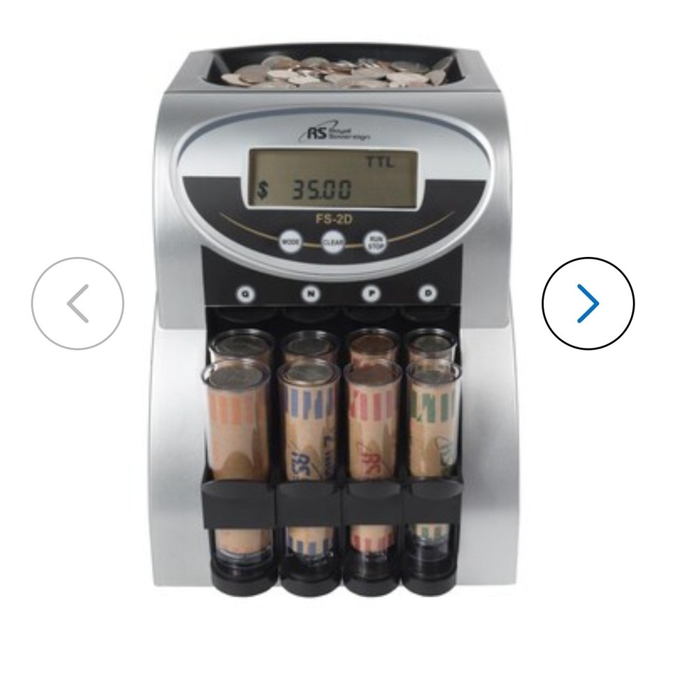 Royal Sovereign FS-2D Coin Sorter and Counter Machine Automatic Type MPN FS-2D