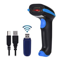 2.4G Wireless 1D Handheld Cordless Barcode Scanner Reader Fast Wireless Data