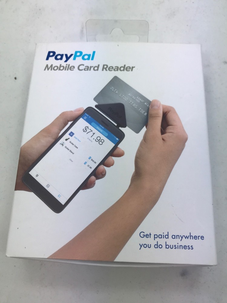 Paypal Mobile Card Reader Scanner Point Of Sale Device iPhone Android Windows