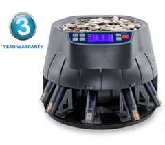 AccuBANKER AB510 Coin Counter Sorter Roller Machine, Retail Grade, CE Certified