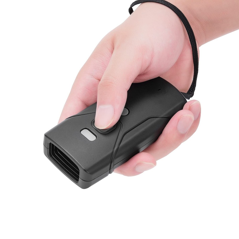 Mini 2D Bluetooth Barcode Scanner Wireless 3In1 Portable Reader USB