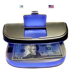 Counterfeit Bill Detector USB Portable Battery 4 Mode Magnetic UV LED MG Money