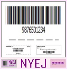 Barcode Label Print Software – Custom POS Items NYEJ