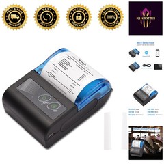 Professional Mini USB Receipt Printer – Fast 70mm/s Print Speed, Portable Design