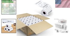 Eco-Friendly 50 Rolls of 2 1/4&Prime; x 85&Prime; Thermal Receipt Paper – Perfect for POS