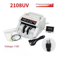 2108UV Compact Portable Currency Counter Multi-Currency Bill Counter