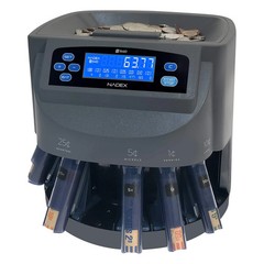 Nadex S540 Automatic Coin Counter, Sorter & Wrapper Machine 300 Coins/Minute
