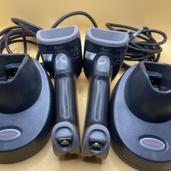 Lot of 2 Honeywell 1472G Wireless Barcode Scanner W/ CCB01-010BT Base & usb