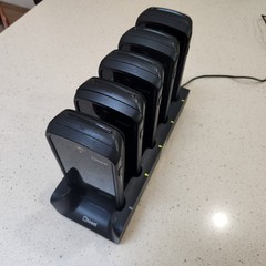 Lot of 5 Toast Go 2 Handheld POS Tablets TG200 with DTC200 Charging Dock (READ)