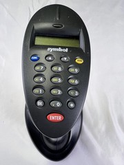 Symbol Barcode Scanner Metrologic Stand Laser USB POS System Keypad Model P370
