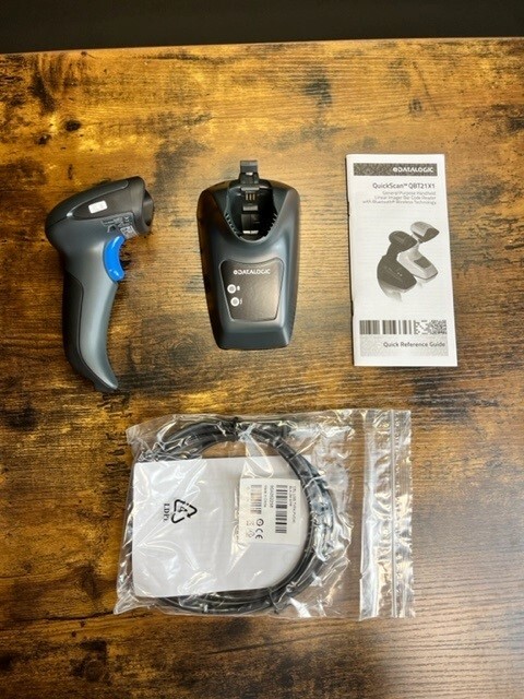 NEW Datalogic QuickScan I QBT2131 Handheld Barcode Scanner QBT2131-BK-BTK1