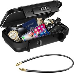 Portable Safe Box, Travel Safe Box for Beach, Waterproof Mini Security Case, …