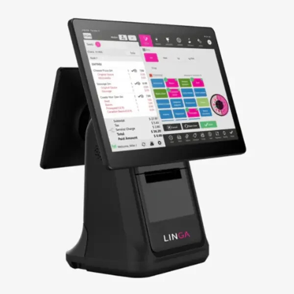 ALLURE+ All-In-One 15&Prime; Android Terminal with Customer Display – Linga POS