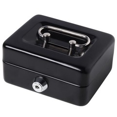 Mini Cash Box Metal Coin Bank Piggy Bank With Lock And Slot 4.9×3.7×2.3 Inch