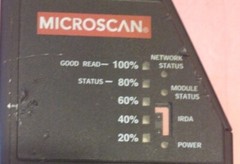 MICROSCAN MS-880 BARCODE SCANNER FIS-0880-0002 CLASS 2 – USED, 30 DAY Wty (J2)