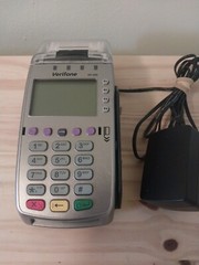 Verifone VX520 POS Credit Card Reader Machine #M252-653-A3-NAA-3 w/ AC Adapter