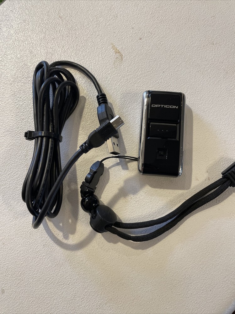 OPTICON OPN-2002 Bluetooth Barcode Scanner Reader & USB Cord
