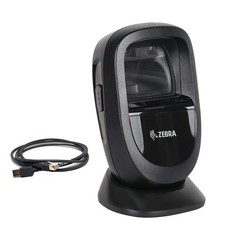 Zebra DS9308-SR4U2100AZW USB Corded Hands-free 1D 2D Barcode Scanner Reader Kit