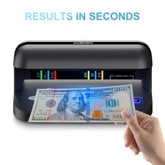 Aneken AL17 Counterfeit Bill Detector with UV LED Light, Advanced UV Counterf…