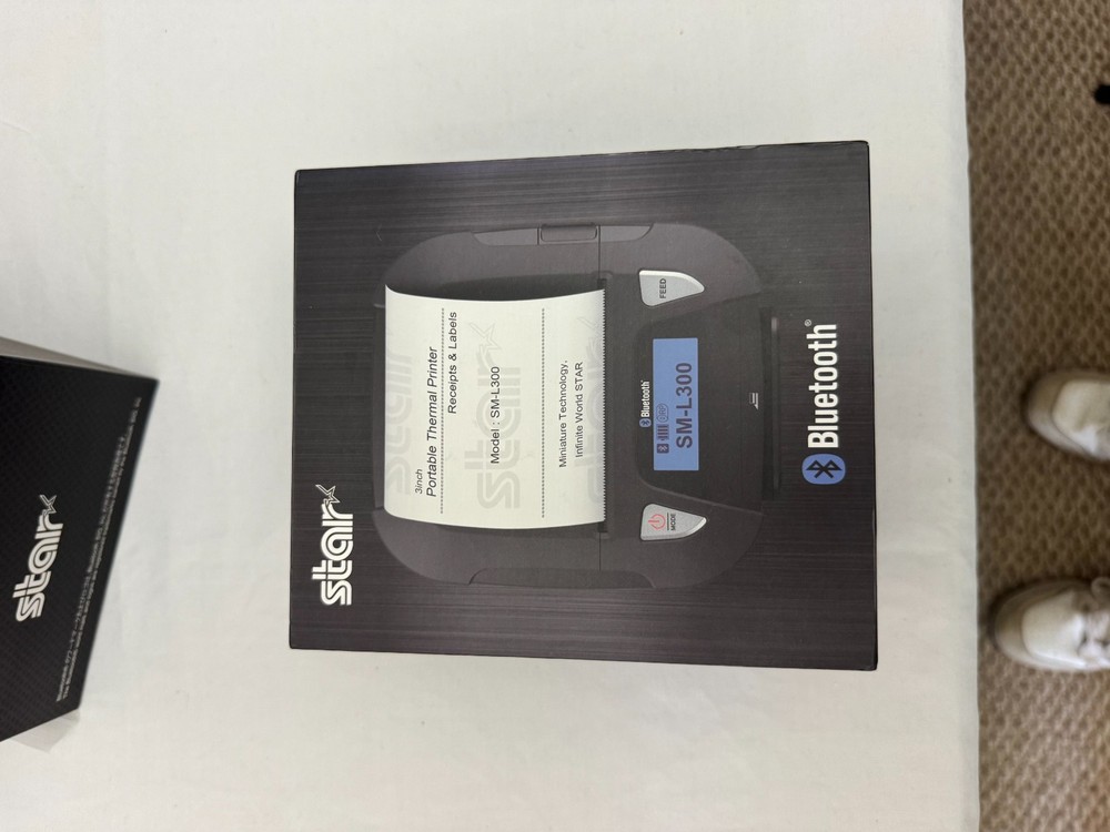 Star Micronics SM-L300 Bluetooth Mobile Thermal Receipt Label Printer 3&Prime; POS
