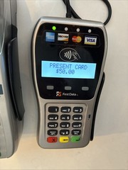 First Data FD130 Duo and FD-35 PIN Pad Credit Debit Card POS Terminal FD130Duo