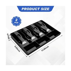 Hoteam 2 Pcs Cash Drawer Cash Drawer Tray Cash Tray Money Tray … FAST USA SHIP