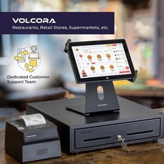 Volcora Cash Register Drawer for Point of Sale (POS) System, 5 Bill/7 Coin, 1…
