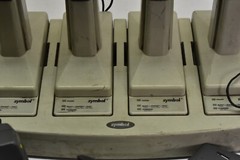 Lot of 3 Symbol PDT6846 Handheld Barcode Scanners 4 Batteries & Charger Bank