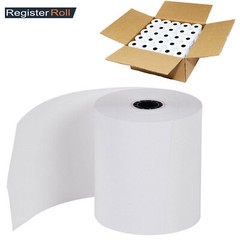 Premium 3 1/8&Prime; x 220 feet Thermal Paper 100Rolls TM-T88 T-20 T-90 Bixolon SRP350