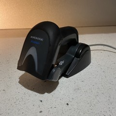 Datalogic Gryphon GM4132-BK-433K1 433MHz Wireless 1D Barcode Scanner with Cradle