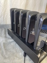 Lot of 5 Toast Go 2 Handheld POS Tablets TG200 with DTC200 Charging Dock