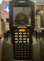 (4) Zebra Symbol Motorola MC32N0 Mobile Barcode Scanner MC3200 W/ Charger Cradle