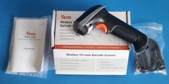 Tera 5100E Wireless/Wired 1D Laser Barcode Scanner New in Box w/ Cable & Manual