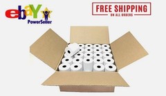 3 1/8&Prime; x 230&prime; THERMAL POS RECEIPT PRINTER ROLL PAPER BPA FREE USA 50 ROLLS