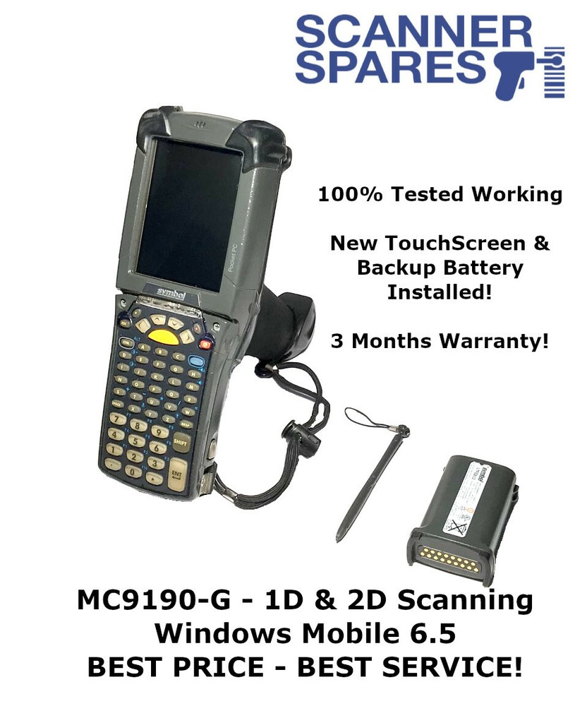 Motorola MC9190-G30SWEQA6WR Windows Mobile 6.5 MC9190 2D AND 1D Imager