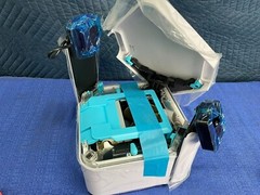 Unique Secure ME01-AG04 POS Touch Terminal Base with Two Tower Modules Open Box