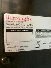 Burroughs ReceiptNOW SRN2PTR-USB for SmartSource Scanners