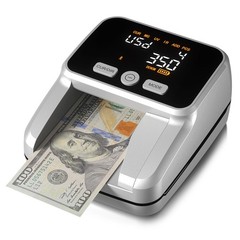 Aneken AL-139 Counterfeit Bill Detector: 2.8&Prime; Display, Value Counting, Multi-Dir