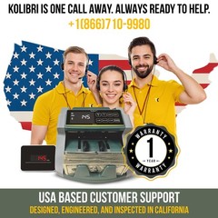 KOLIBRI Money Counter Machine, Advanced Fake Detection LCD Display | 1,500