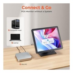 MUNBYN 19&Prime; POS Touchscreen Monitor 1280×1024 HDMI VGA Windows 10/11 Compatible