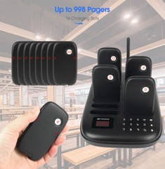 Retekess TD175 Restaurant Pager System Queuing 16 Buzzer For Snack Stand Eatery