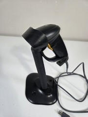 Wired Laser Barcode Scanner with Base, Cord and Wire Accessories