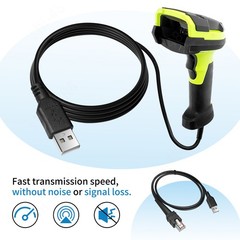 2PCS Cable CBA-UF1-S07ZAR SHIELDED USB 7FT -30C for Zebra DS3678-ER DS3678-SR