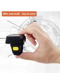 Symcode MJ R30 2D Portable Wireless Bluetooth Finger Ring Barcode Scanner Reader